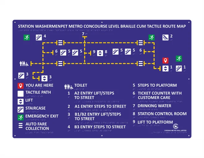 Acrylic Tactile Map gallery image 4