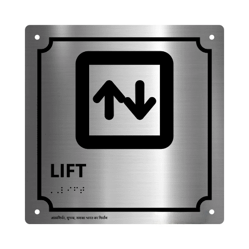 Stainless Steel Braille Sign gallery image 9