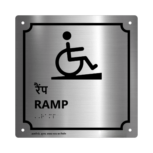 Stainless Steel Braille Sign gallery image 5