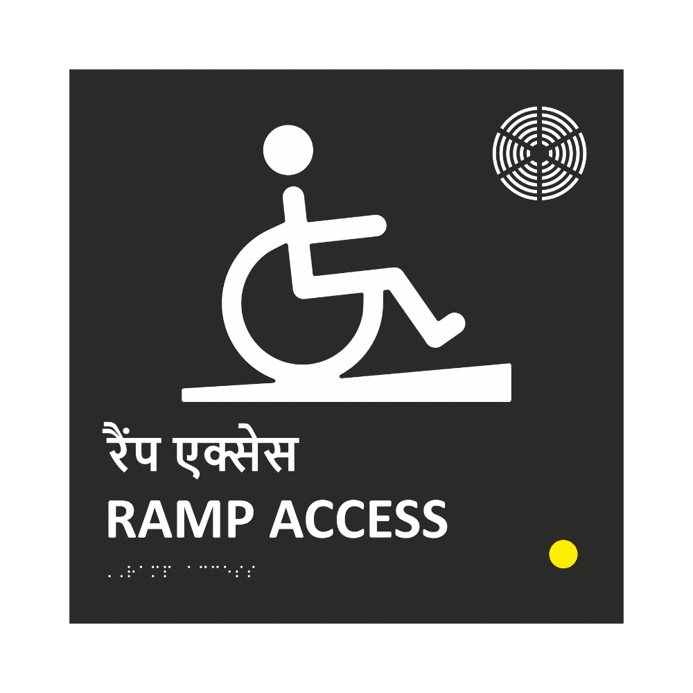 Acrylic Audio Braille Sign gallery image 11