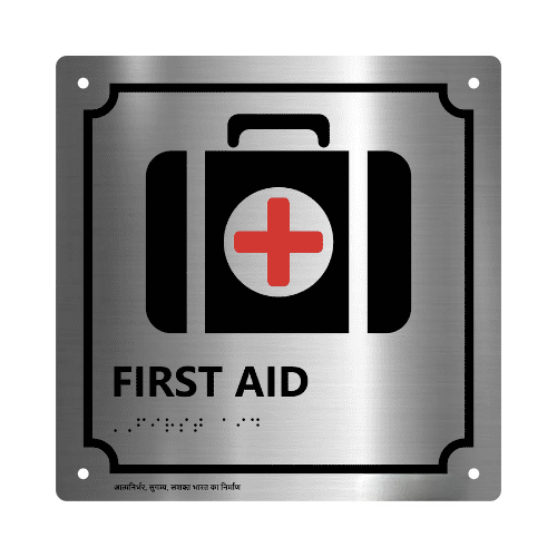 Stainless Steel Braille Sign gallery image 2